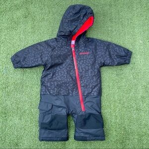Columbia Little Dude toddler insulated snow suit size 3-6 months Preowned winter